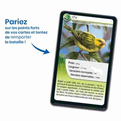 Ptit Loustic – Magasin de jeux et jouets à Saint-Étienne 16 Jeu de cartes éducatif Défis Nature Animaux disparus Bioviva