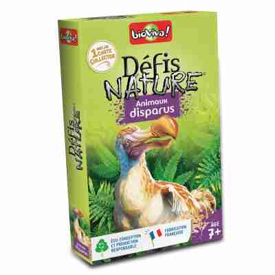 Ptit Loustic – Magasin de jeux et jouets à Saint-Étienne 15 Boîte du jeu Défis Nature Animaux disparus Bioviva