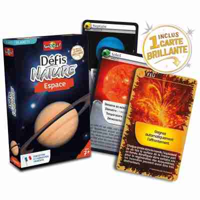 Carte brillante collector du jeu Défis Nature Espace