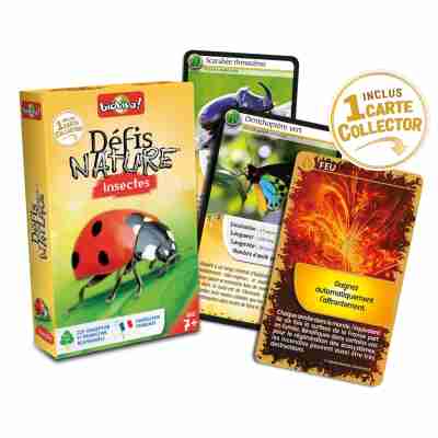 Carte collector du jeu Défis Nature Insectes Bioviva