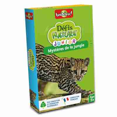 Ptit Loustic – Magasin de jeux et jouets à Saint-Étienne 3 Boîte du jeu Défis Nature Junior Mystères de la jungle Bioviva