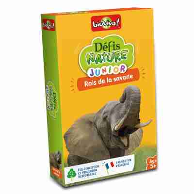 Ptit Loustic – Magasin de jeux et jouets à Saint-Étienne 1 Boîte du jeu Défis Nature Junior Rois de la savane Bioviva