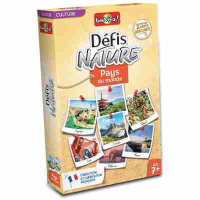 Ptit Loustic – Magasin de jeux et jouets à Saint-Étienne 7 Boîte du jeu Défis Nature Pays du monde Bioviva