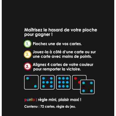 Règles du jeu Punto et principe de jeu