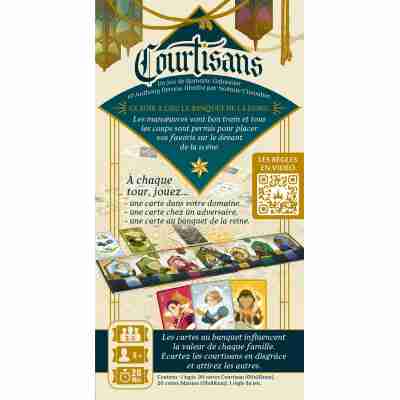 Arrière de la boîte du jeu Courtisans