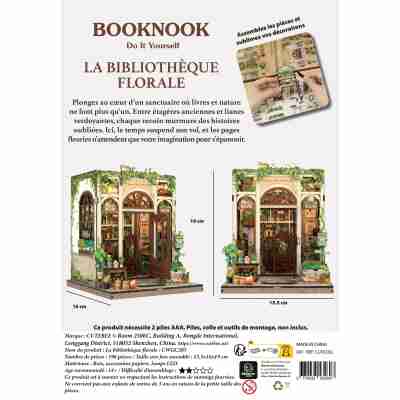 Ptit Loustic – Magasin de jeux et jouets à Saint-Étienne 2 Dimensions du Booknook La Bibliothèque Florale