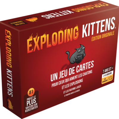 Boîte du jeu Exploding Kittens édition originale en français