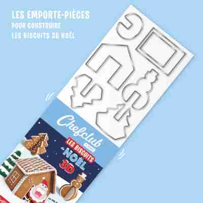 Emporte-pièces Chefclub pour construire biscuits de Noël 3D