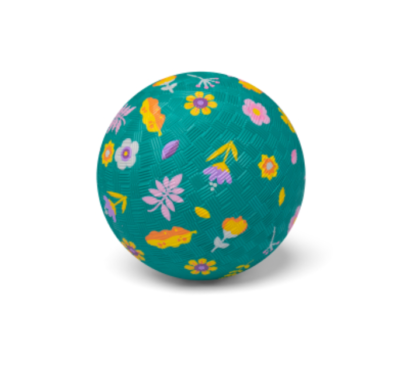 Balle fleurs 13 cm Little L sur fond clair