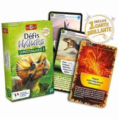 Carte collector du jeu Défis Nature Dinosaures Bioviva