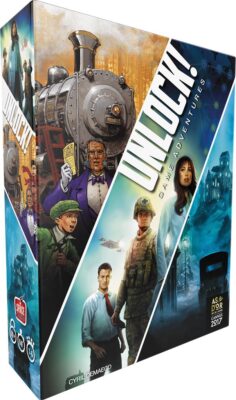 Boîte du jeu Unlock! Game Adventures avec 3 aventures immersives