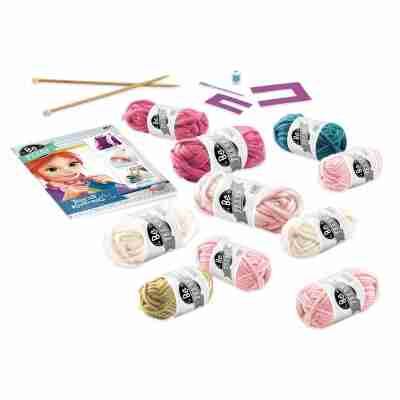 Ptit Loustic – Magasin de jeux et jouets à Saint-Étienne 2 Contenu du coffret Tricot Buki avec pelotes et aiguilles