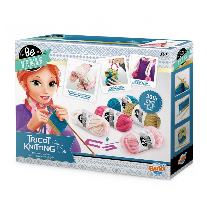 Tricot 1 Boîte du coffret Tricot Buki Be Teens dès 8 ans