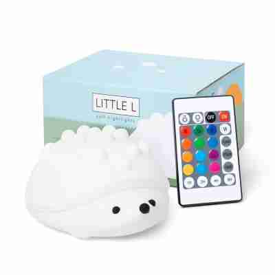 Veilleuse hérisson little l avec télécommande et boîte