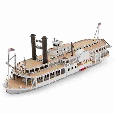 Maquette Metal Earth Sultana Steamboat vue avant