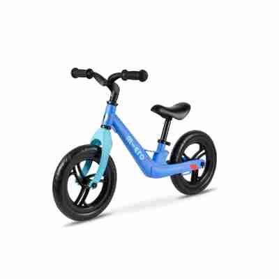 Ptit Loustic – Magasin de jeux et jouets à Saint-Étienne 5 Draisienne Micro Balance Bike Lite Bleu Ciel vue de trois quarts