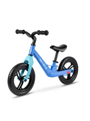 Draisienne Micro Balance Bike Lite Bleu Ciel vue de trois quarts