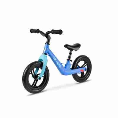 Draisienne Micro Balance Bike Lite Bleu Ciel vue de trois quarts