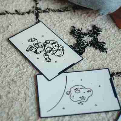 Cartes à thème spatial compatibles avec la Kidydraw-mini
