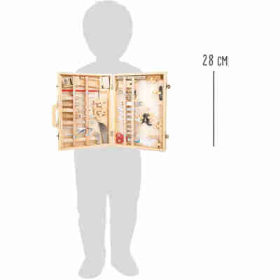 Boîte à outils Deluxe Legler avec indication de hauteur de 28 cm
