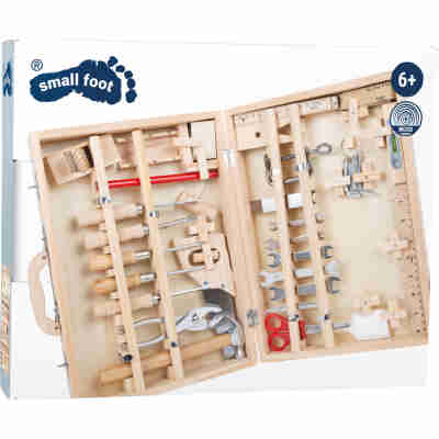 Coffret boîte à outils Deluxe Legler présenté avec son emballage Small Foot