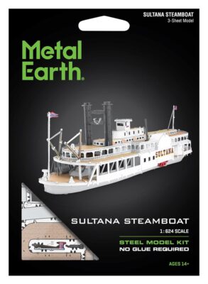 Boîte de la maquette Metal Earth Sultana Steamboat