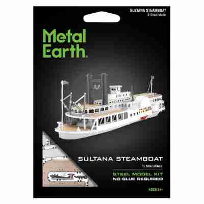 Boîte de la maquette Metal Earth Sultana Steamboat