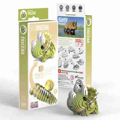 Boîte du puzzle 3D Eugy Tricératops à assembler