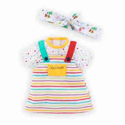 Ptit Loustic – Magasin de jeux et jouets à Saint-Étienne 19 Robe Petit Artiste et bandeau coloré pour poupée Ma Corolle
