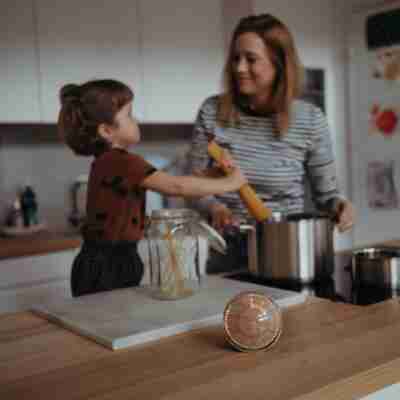 Kidytimer utilisé pour organiser une activité en cuisine