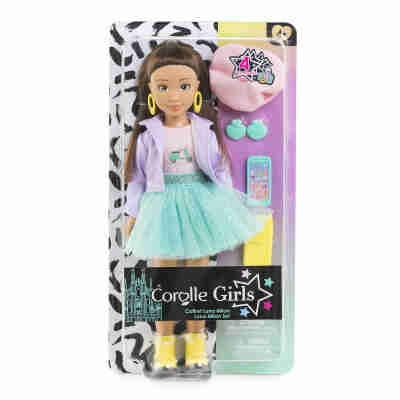Boîte du coffret Luna Fashion Week Milan Corolle Girls avec accessoires