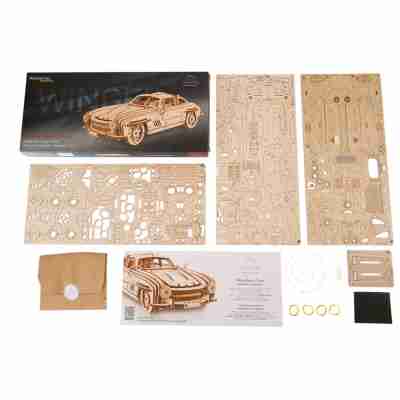 Pièces et accessoires du puzzle 3D Coupé sport Ugears
