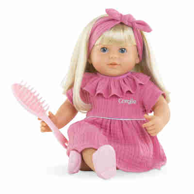 Mon Grand Poupon Jade Corolle avec brosse rose incluse