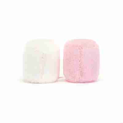 Dos des peluches Amuseables Pink and White Marshmallows Jellycat