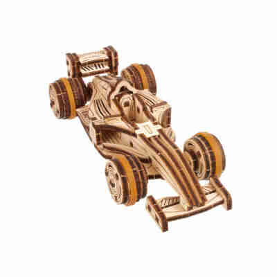Maquette en bois Bolide Compact Ugears assemblée