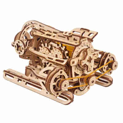 Détail des engrenages du Sous-marin Steampunk Ugears