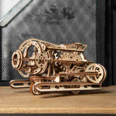 Maquette Sous-marin Steampunk Ugears assemblée