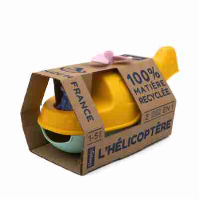 Boîte de l’Hélicoptère de Petit Renard Jaune de la marque Simple