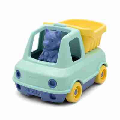 Camion Benne de Petit Renard turquoise avec figurine amovible