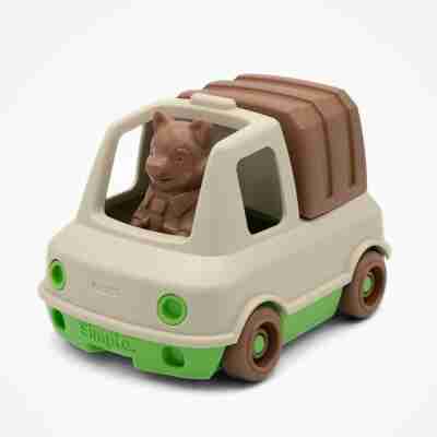 Camion Poubelle de Petit Renard cream avec figurine amovible