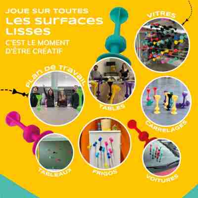 Joueurs en train de pratiquer Tossit sur différentes surfaces