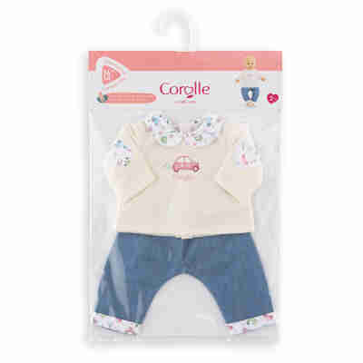 Emballage de la tenue T-shirt manches longues et jean Corolle pour poupon 36 cm