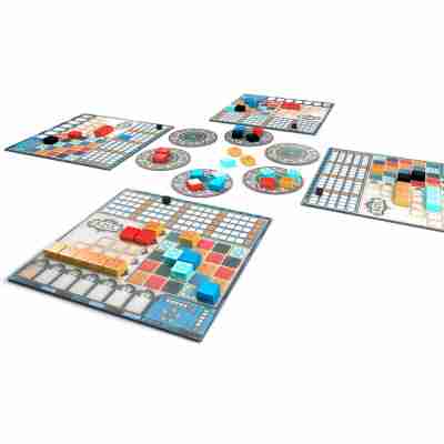 Partie du jeu Azul en cours avec plusieurs joueurs