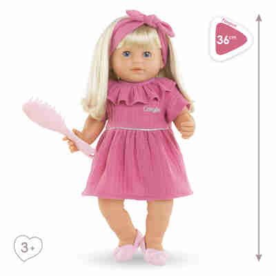 Poupon Corolle Jade 36 cm robe rose fuchsia