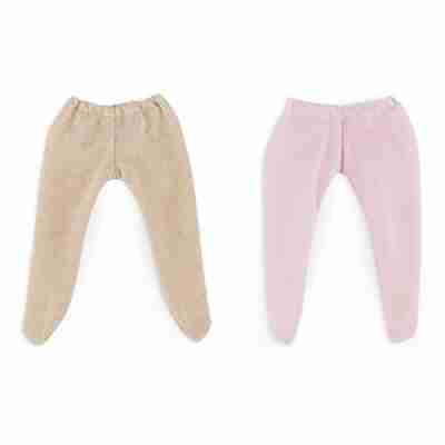 Paire de collants rose et dorée pour poupée Ma Corolle 36 cm