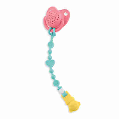 Ptit Loustic – Magasin de jeux et jouets à Saint-Étienne 17 Accessoire tétine sonore Corolle avec clip de fixation