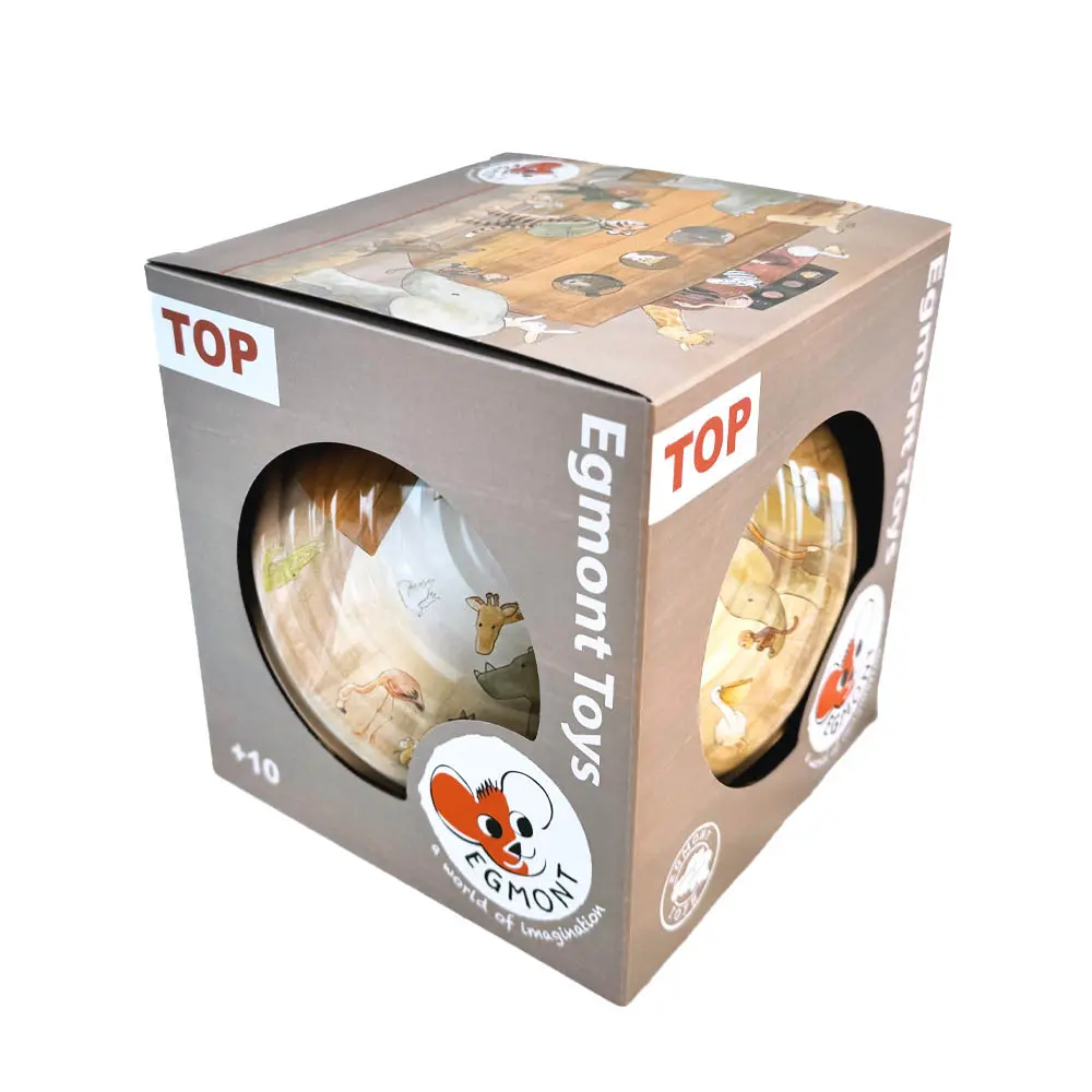 Grande toupie arche de Noé 5 Grande toupie Arche de Noé Egmont Toys dans son coffret de présentation