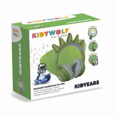 Ptit Loustic – Magasin de jeux et jouets à Saint-Étienne 19 Boîte du casque audio enfant Kidyears Dinosaure Kidywolf