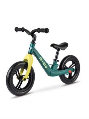 Draisienne Micro Balance Bike Lite Vert Paon vue de trois quarts
