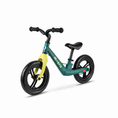 Ptit Loustic – Magasin de jeux et jouets à Saint-Étienne 3 Draisienne Micro Balance Bike Lite Vert Paon vue de trois quarts